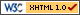 Logo di conformità W3C XHTML 1.0 STRICT. Seguendo il link si richiede la validazione immediata al W3C.